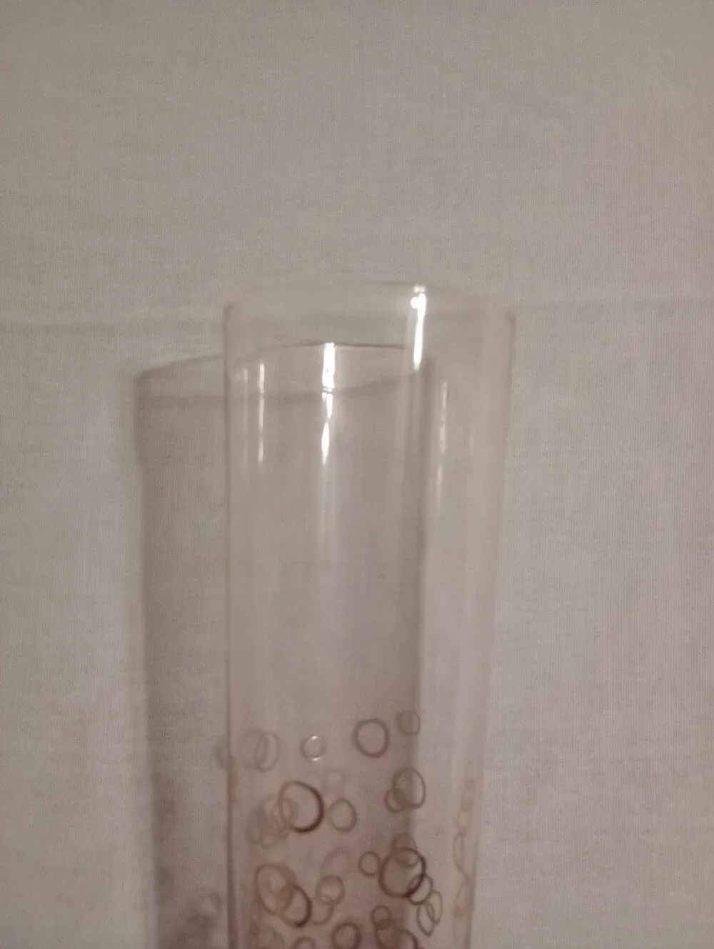 Pink & Golden Circles Tall Water/Ice Tea Drinking Glasses-Set Of 2- New